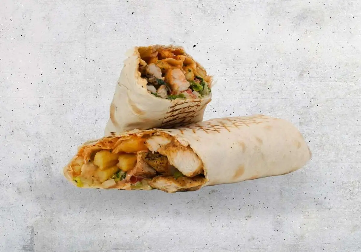 Шаурма с курицей большая 