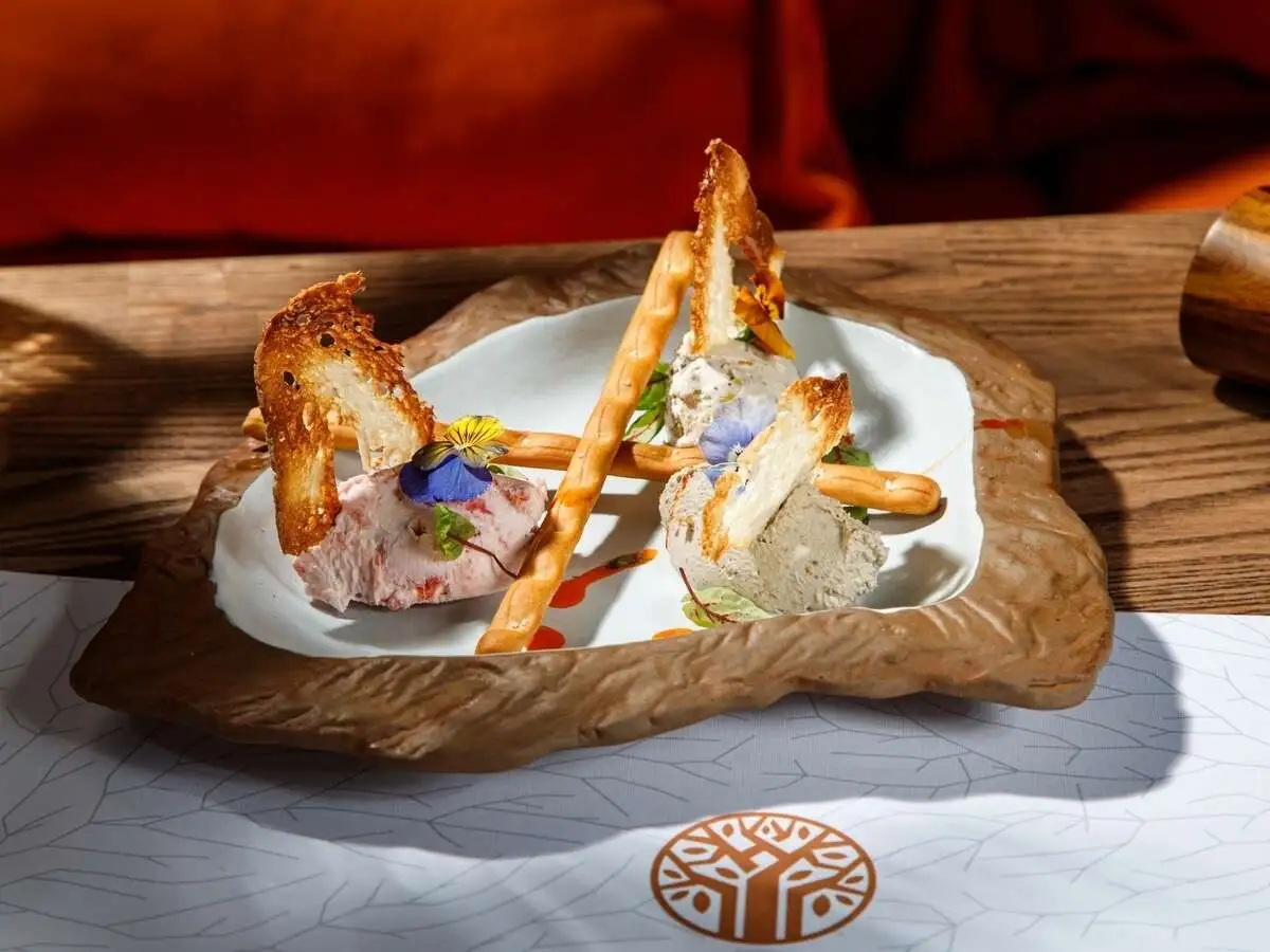 Сет намазок: лососем, маслинами, говядина