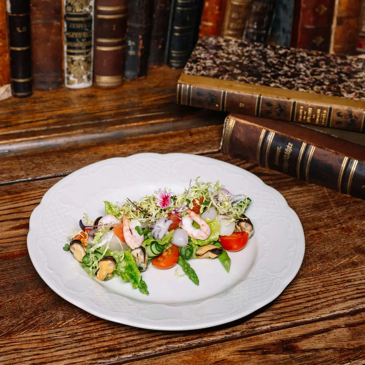 Салат морские жители