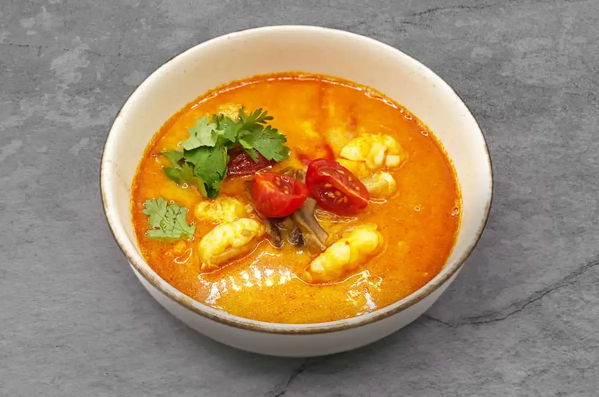 Том Ям с креветками