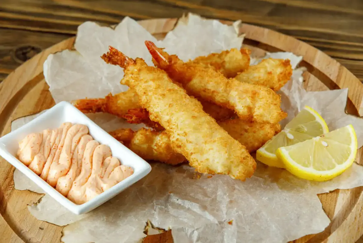 Креветки в кляре