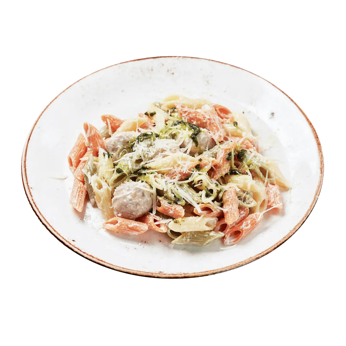 Макарошки с митболами