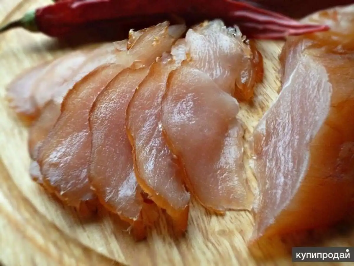 Балык из филе индейки вес.