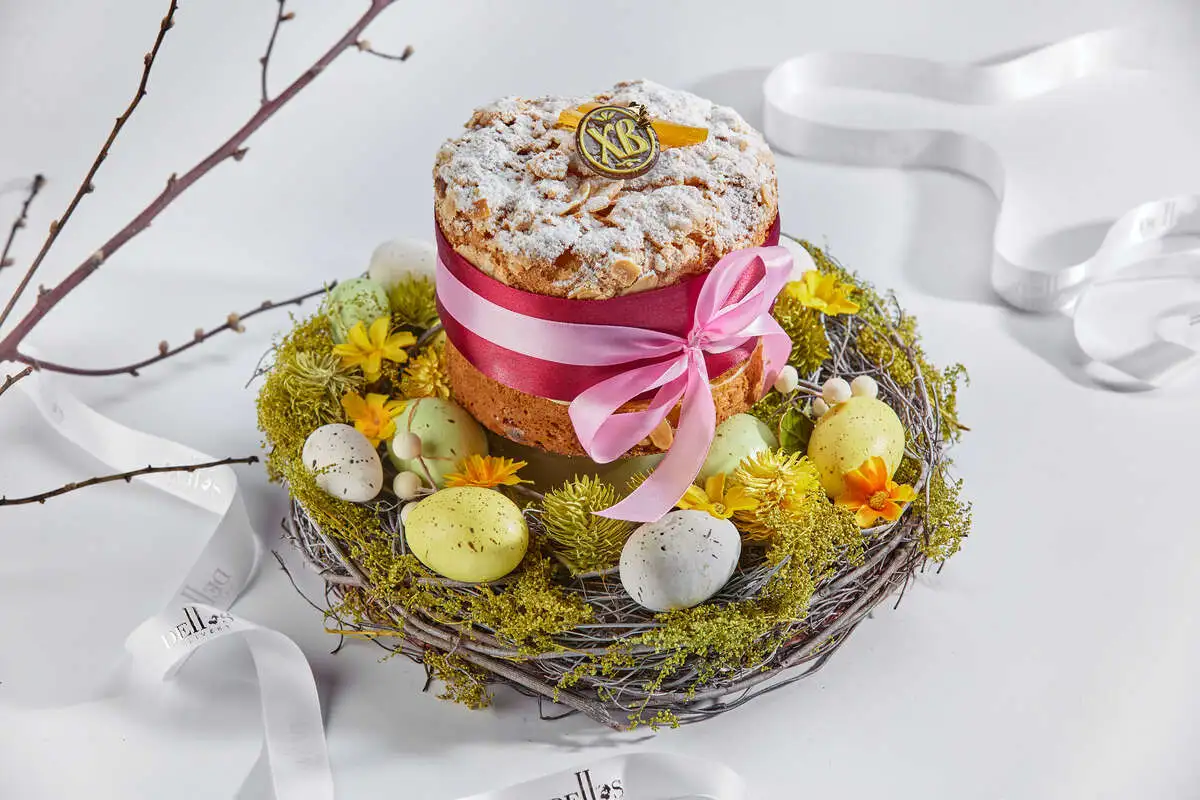 Кулич "Пасхальный венок" № 2