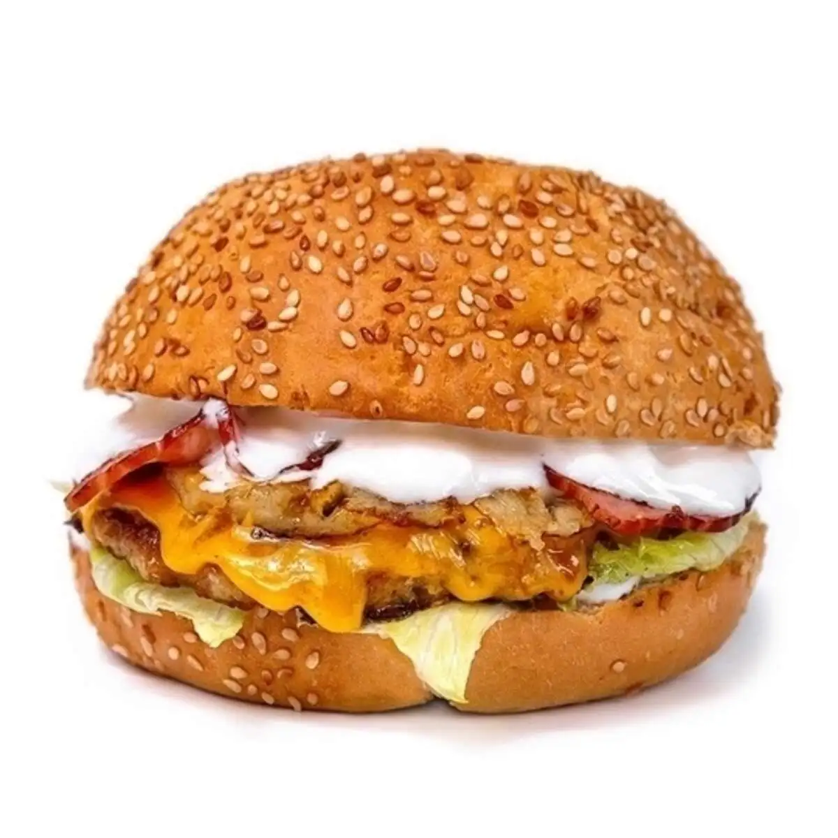 Биф бургер с ананасом