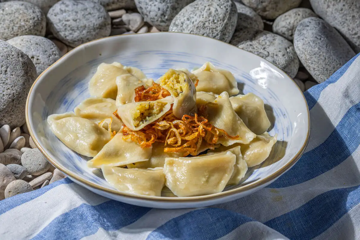 Вареники с картошкой и грибами