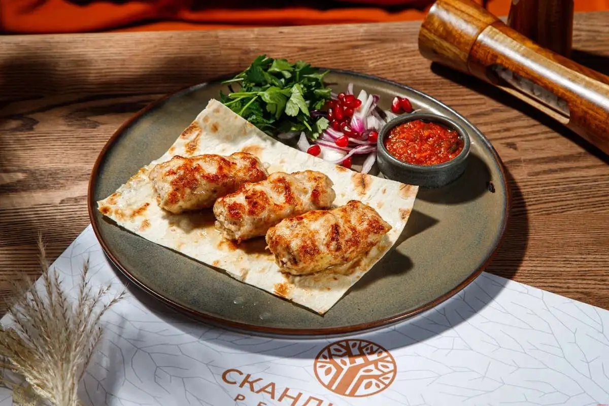 Люля-кебаб из цыпленка