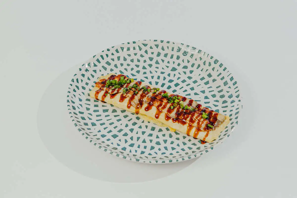 Омлет с речным угрем