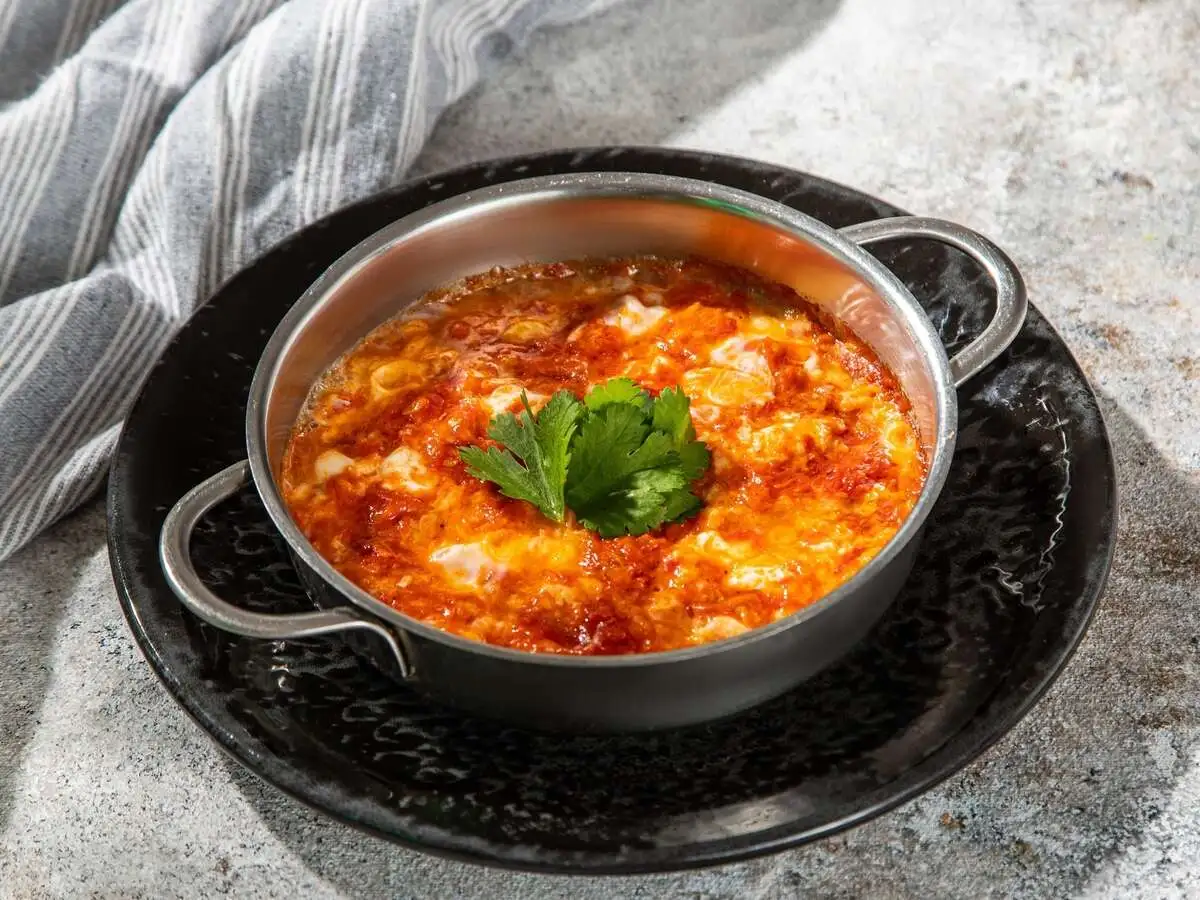 Яичница по-бакински со сладкими томатами260г