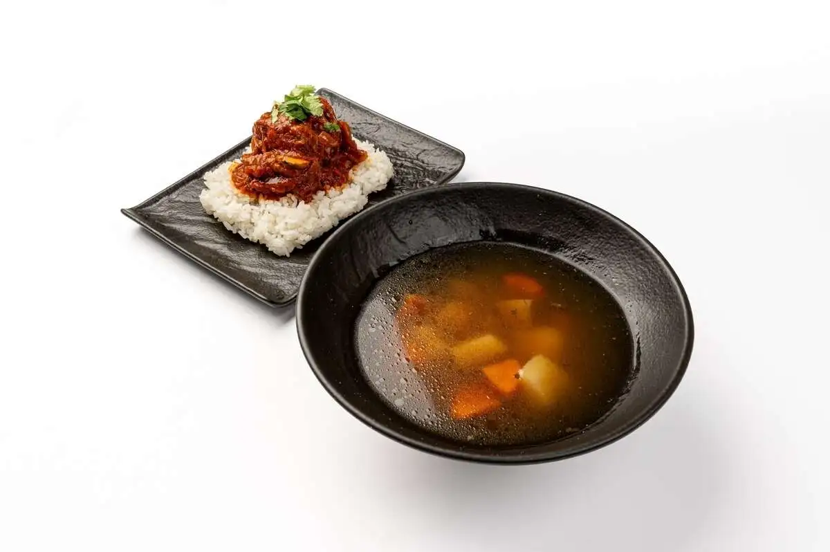 Комбо-набор 6: Чахохбили из курицы с рисом + Шурпа с говядиной