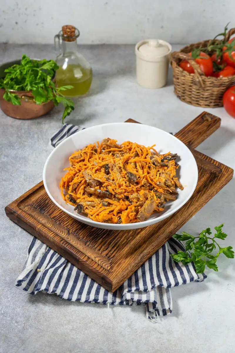 Салат Мясной с морковчой