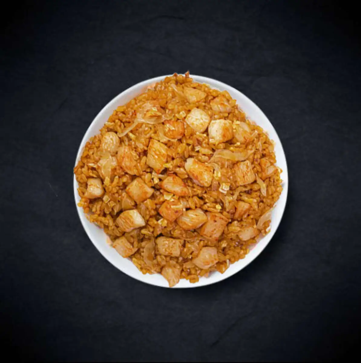 Рис с цыпленком в китайском соусе Wok