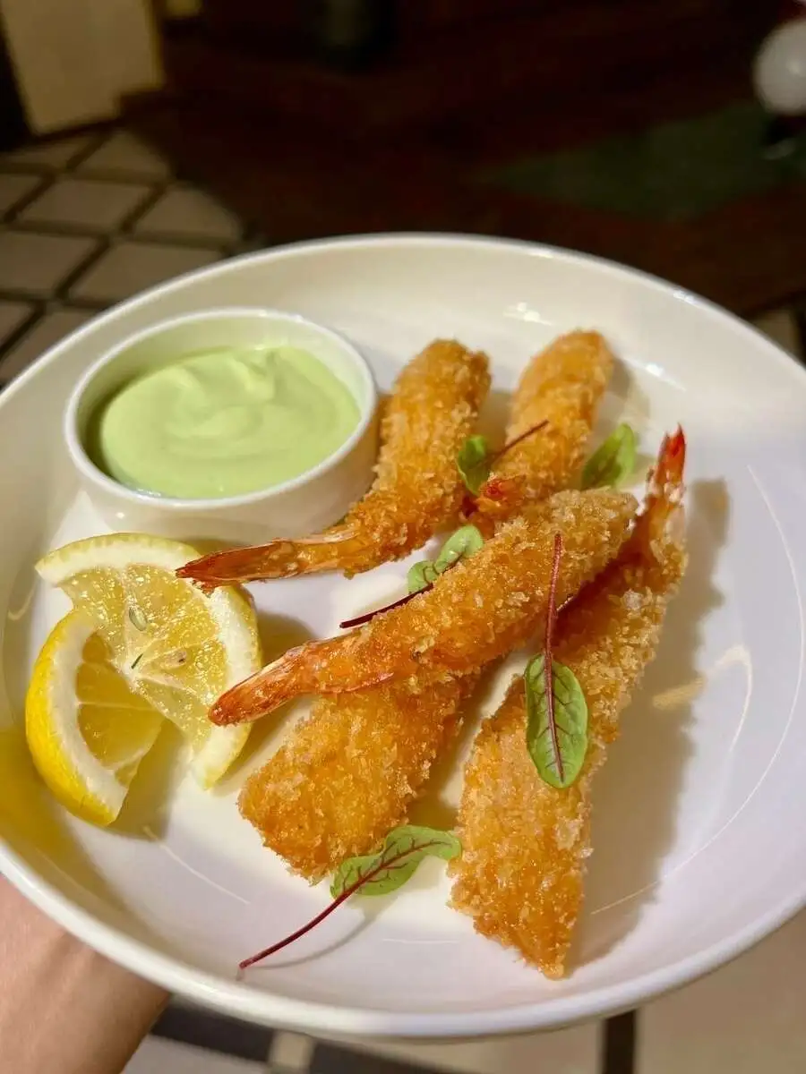 Креветки в кляре