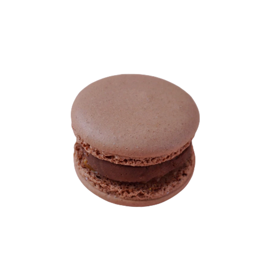 Шоколадный макарон