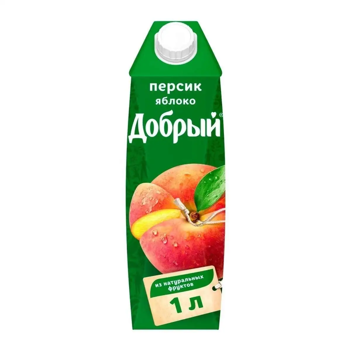 НЕКТАР ДОБРЫЙ ПЕРСИК-ЯБЛОКО 1л