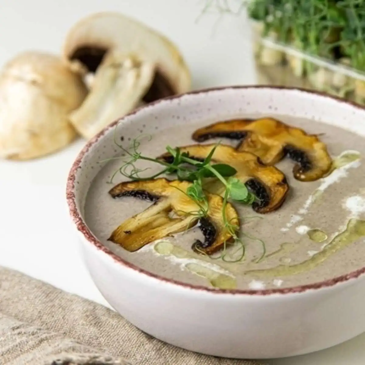 Суп грибной