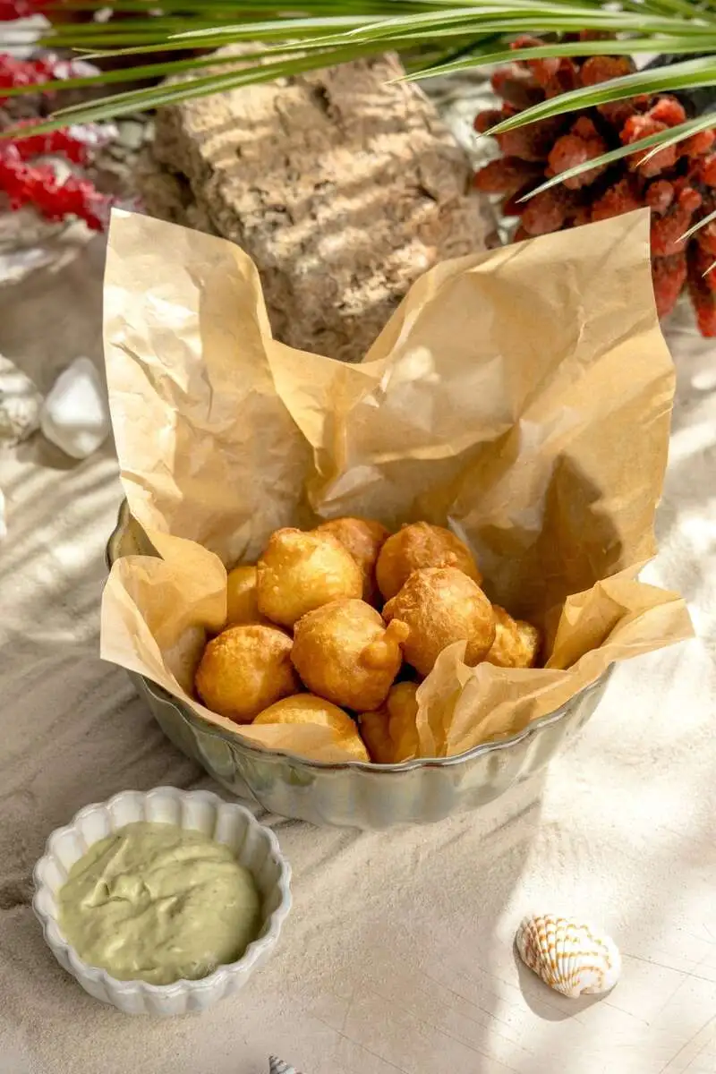 Крабовые пончики