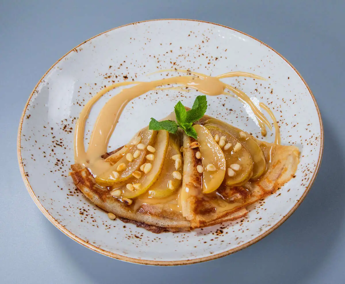 Блины с грушей и творогом 270г