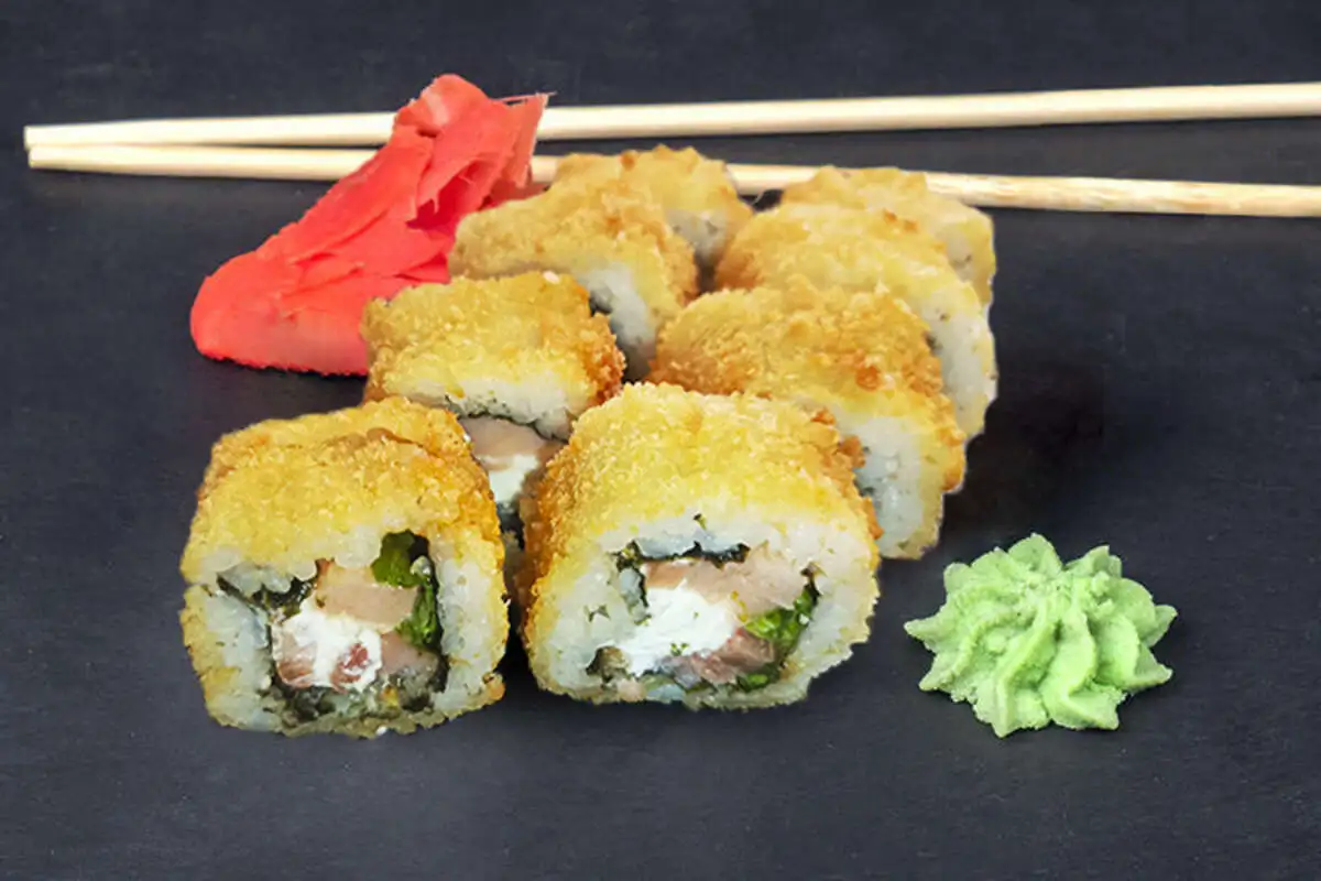 С лососем терияки теплый (№69)