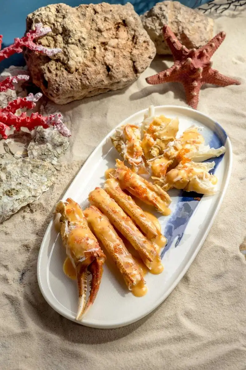 Клешня краба стригуна в кисло-сладком соусе 100/40гр