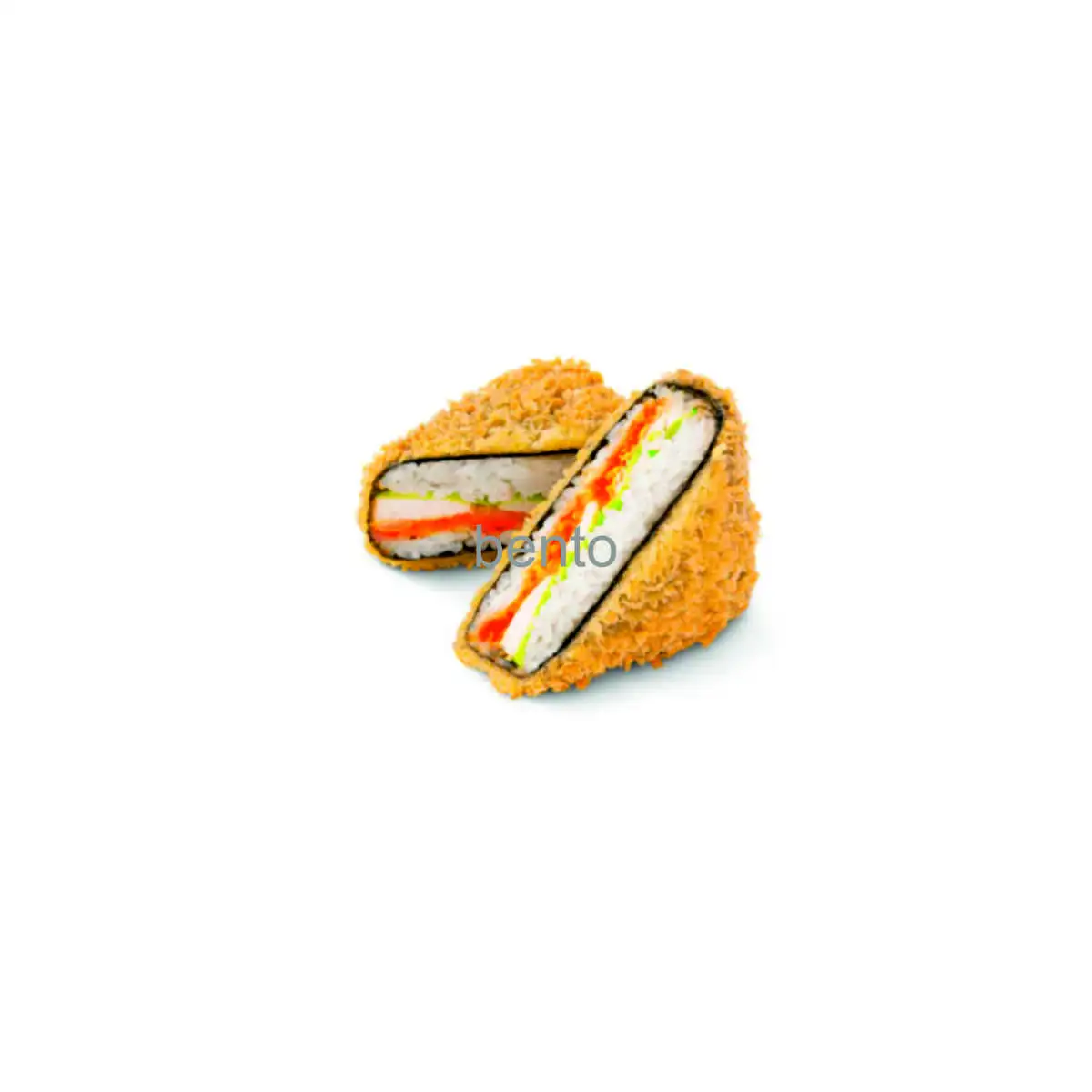 Онигири лосось темпура