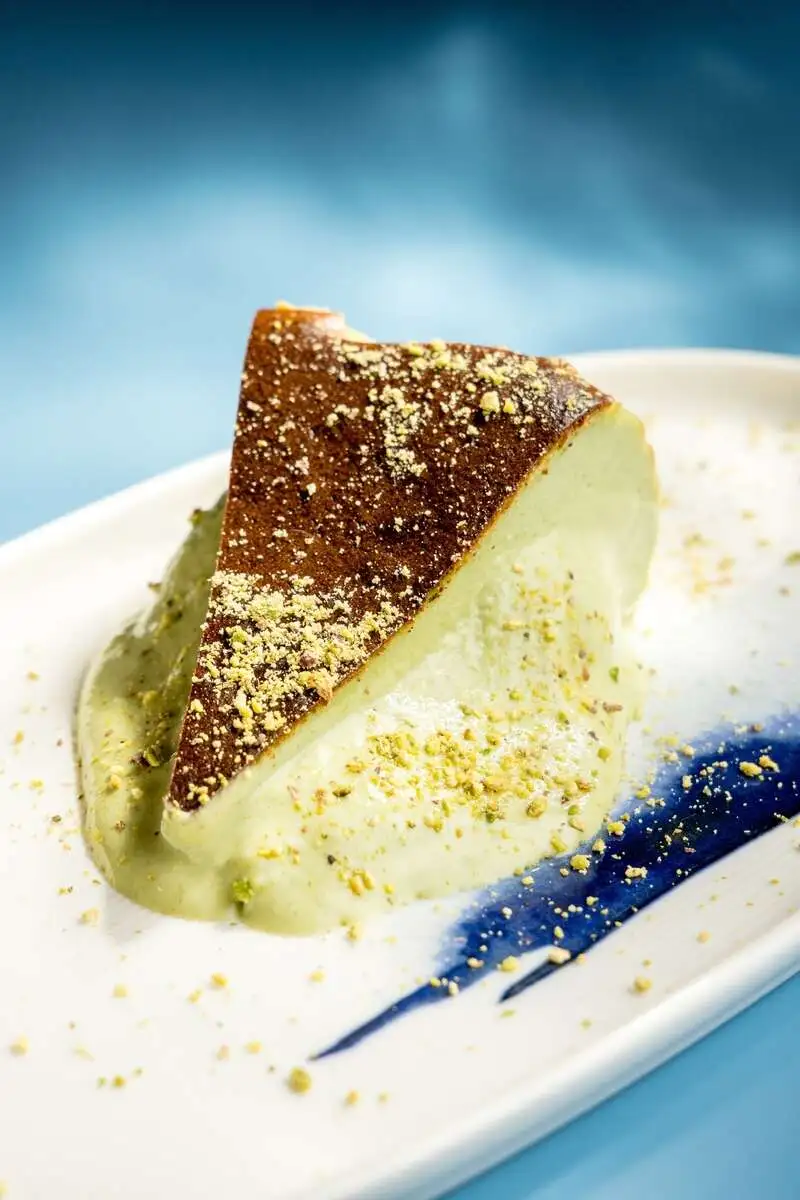 Испанский фисташковый чизкейк