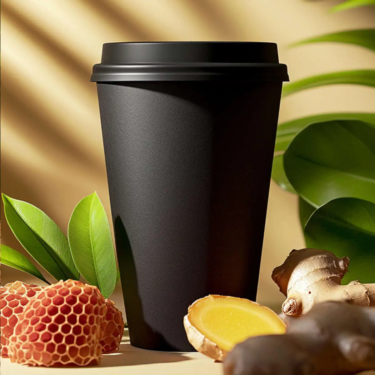 Чай с медом и имбирём