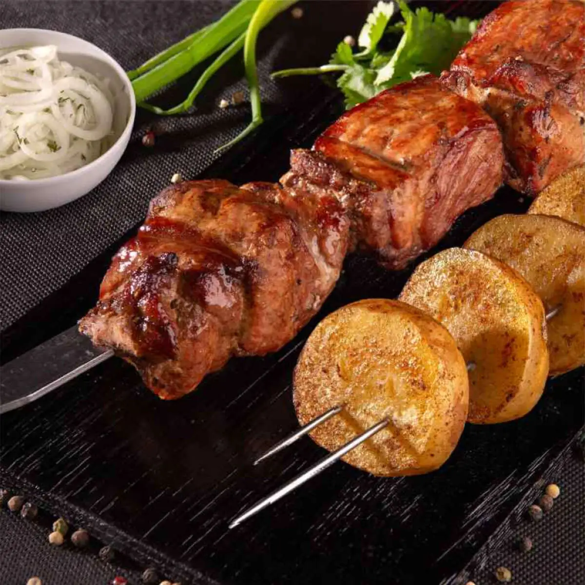 Мини сет с шашлыком из cочной свинины