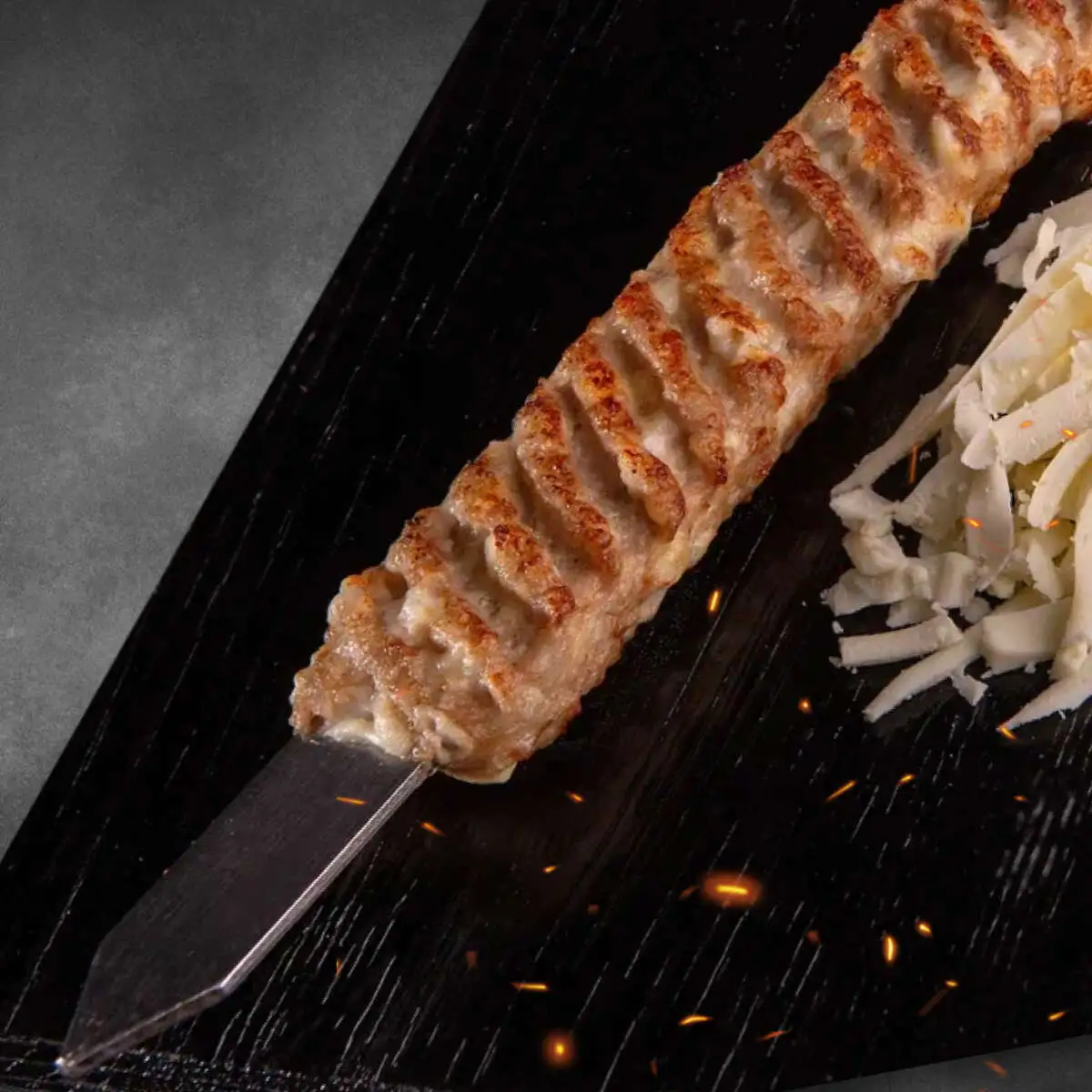 Кебаб с сыром