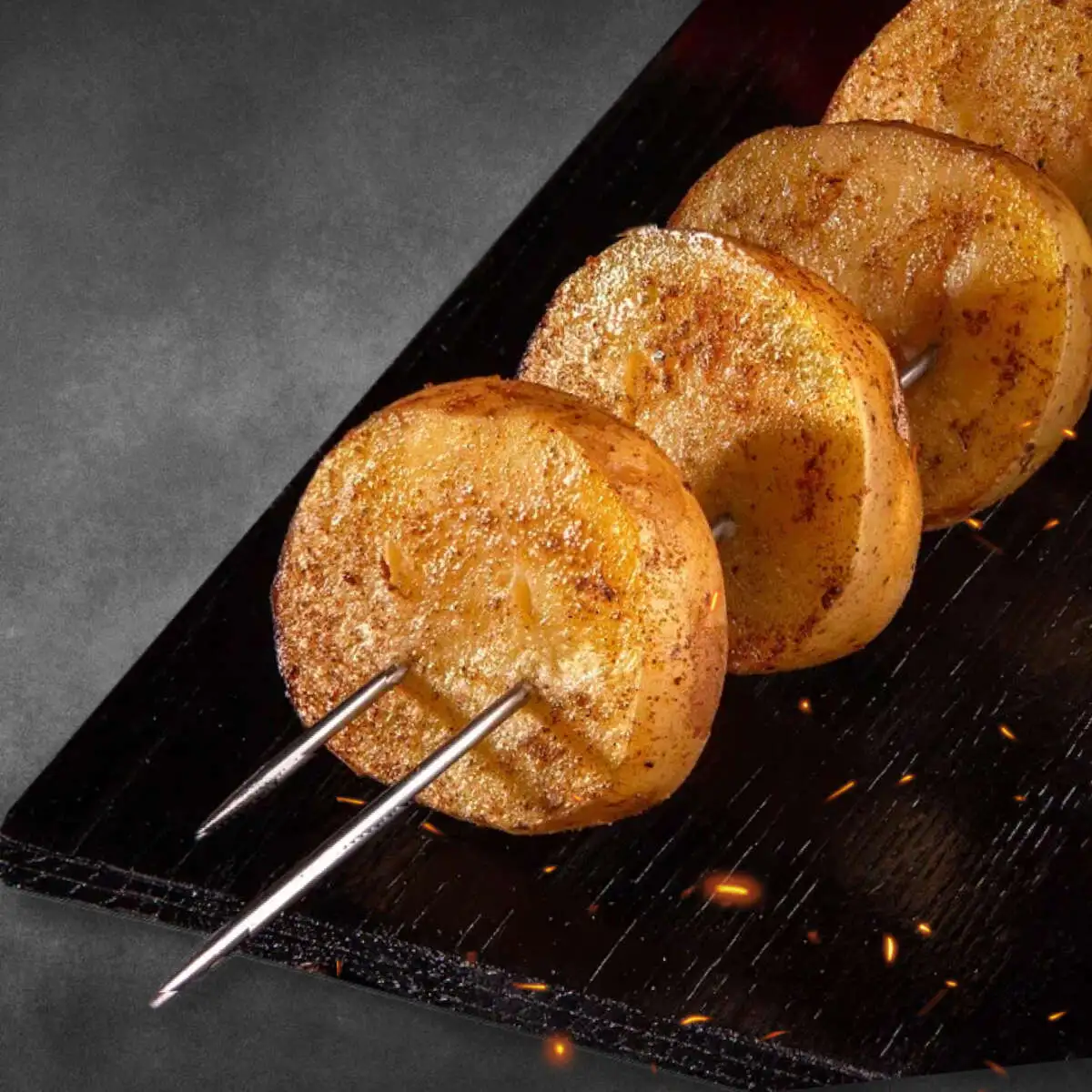 Картофель на мангале