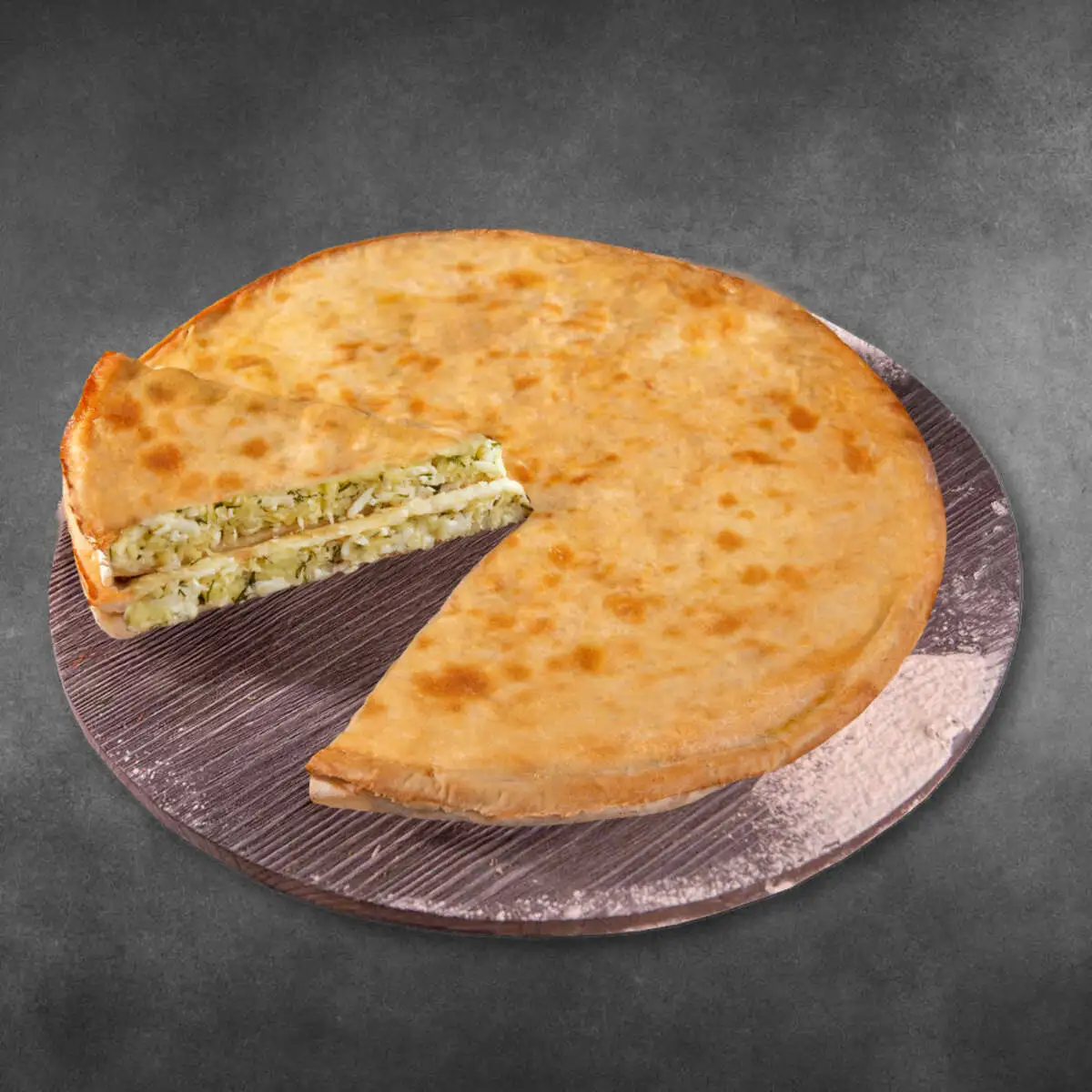 Осетинский пирог картофельный с сыром