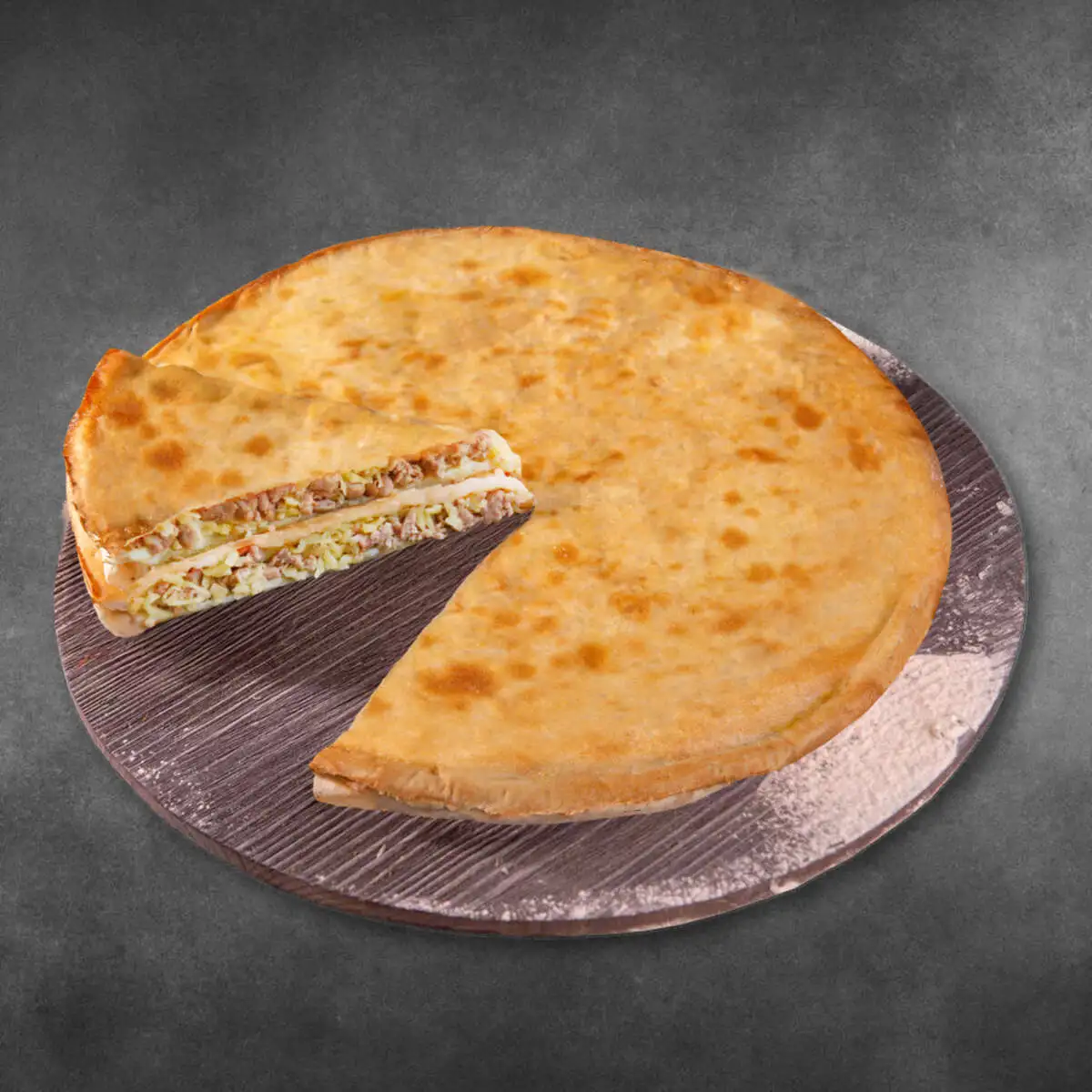 Осетинский пирог с курицей и сыром