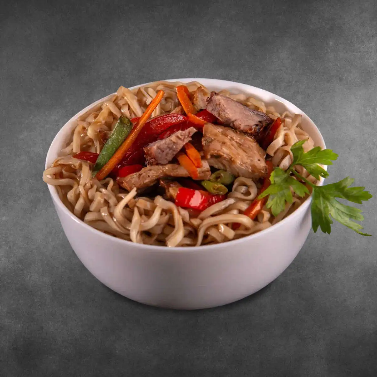 Лапша со свининой