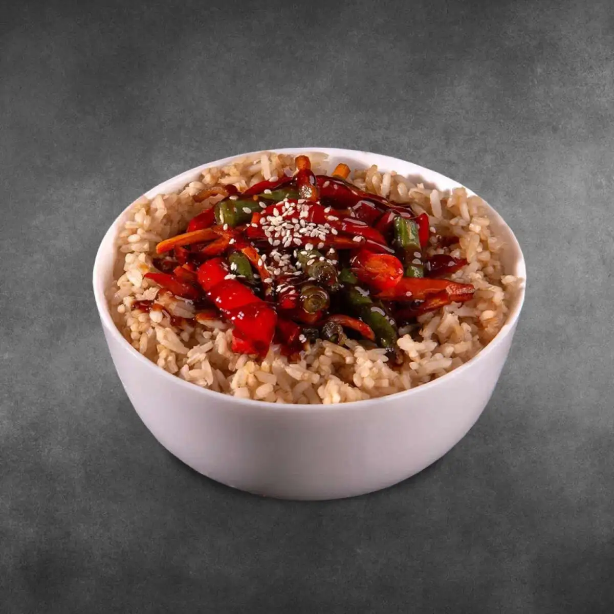 Рис вок овощной