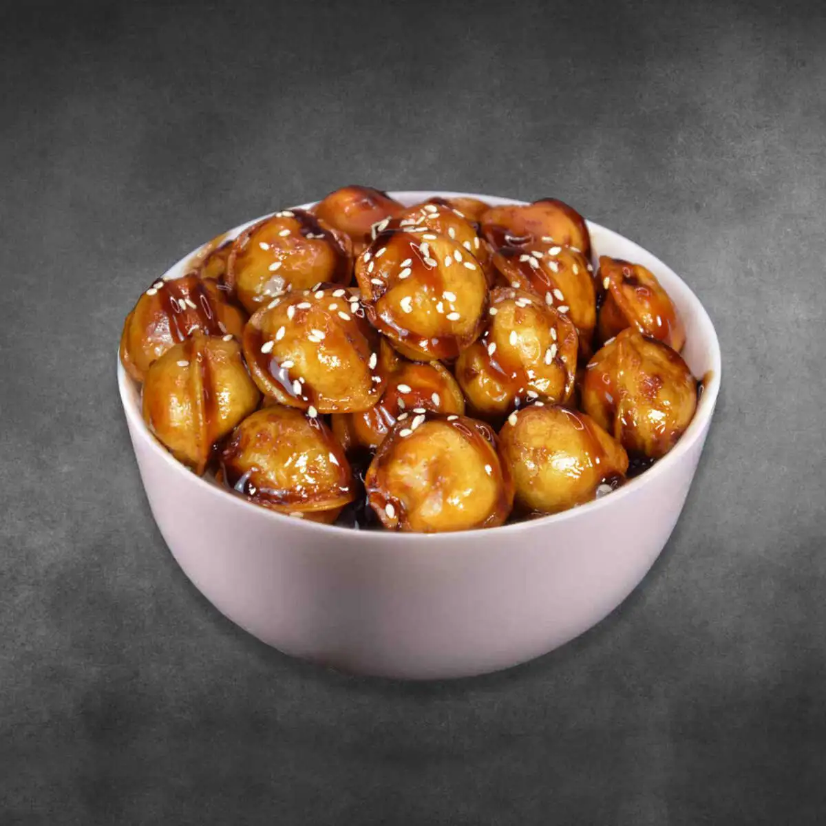 Пельмени в азиатском соусе