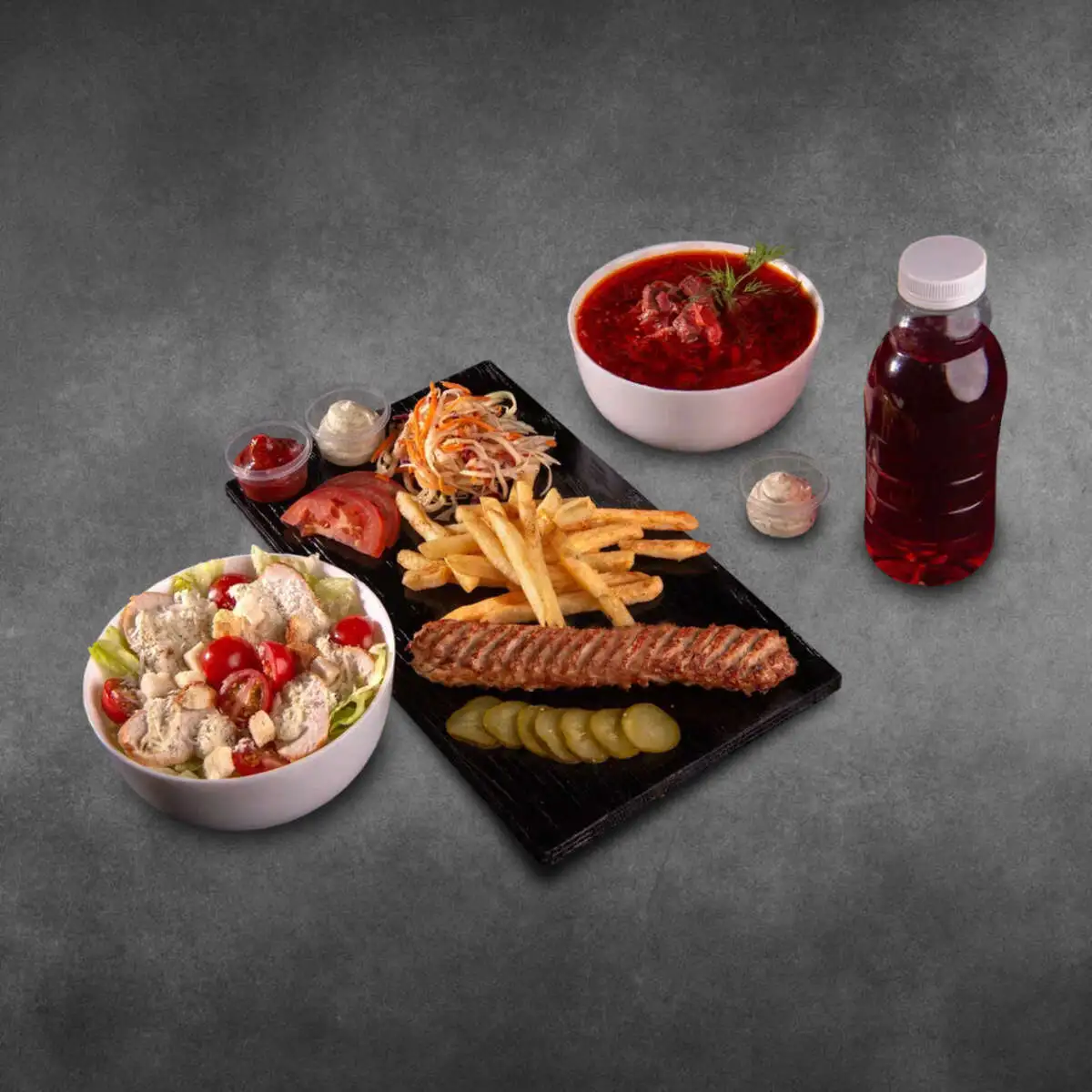 Бизнес-ланч с порцией