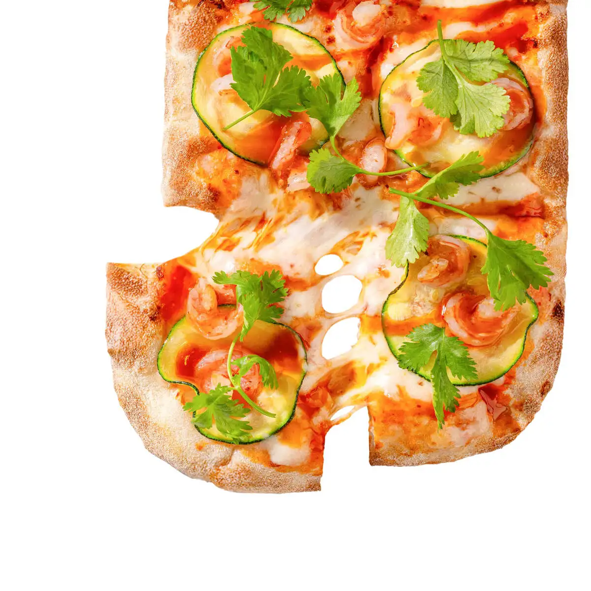 С креветками и цукини S