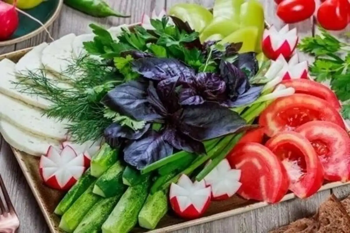 Овощная тарелка