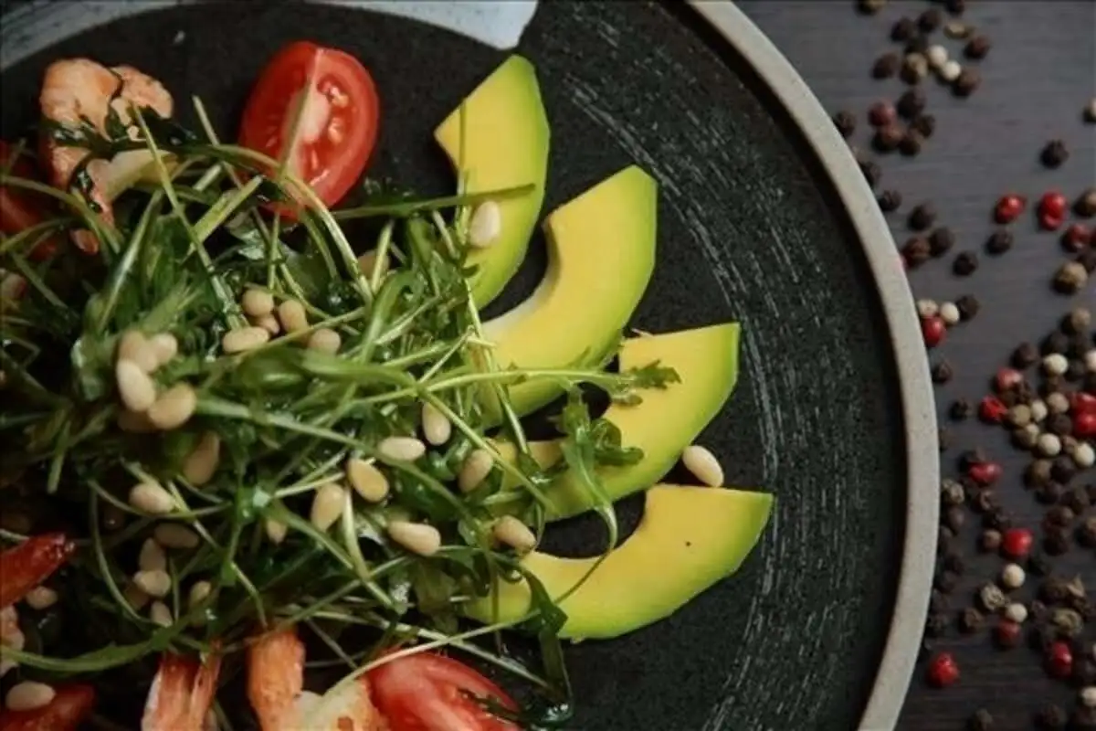 Руккола с креветками