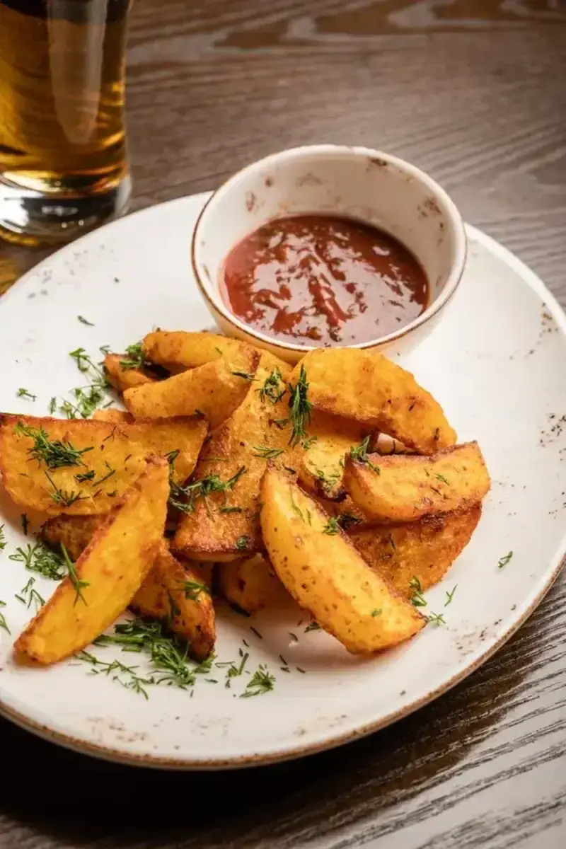 Картофель "Айдахо" с томатным соусом