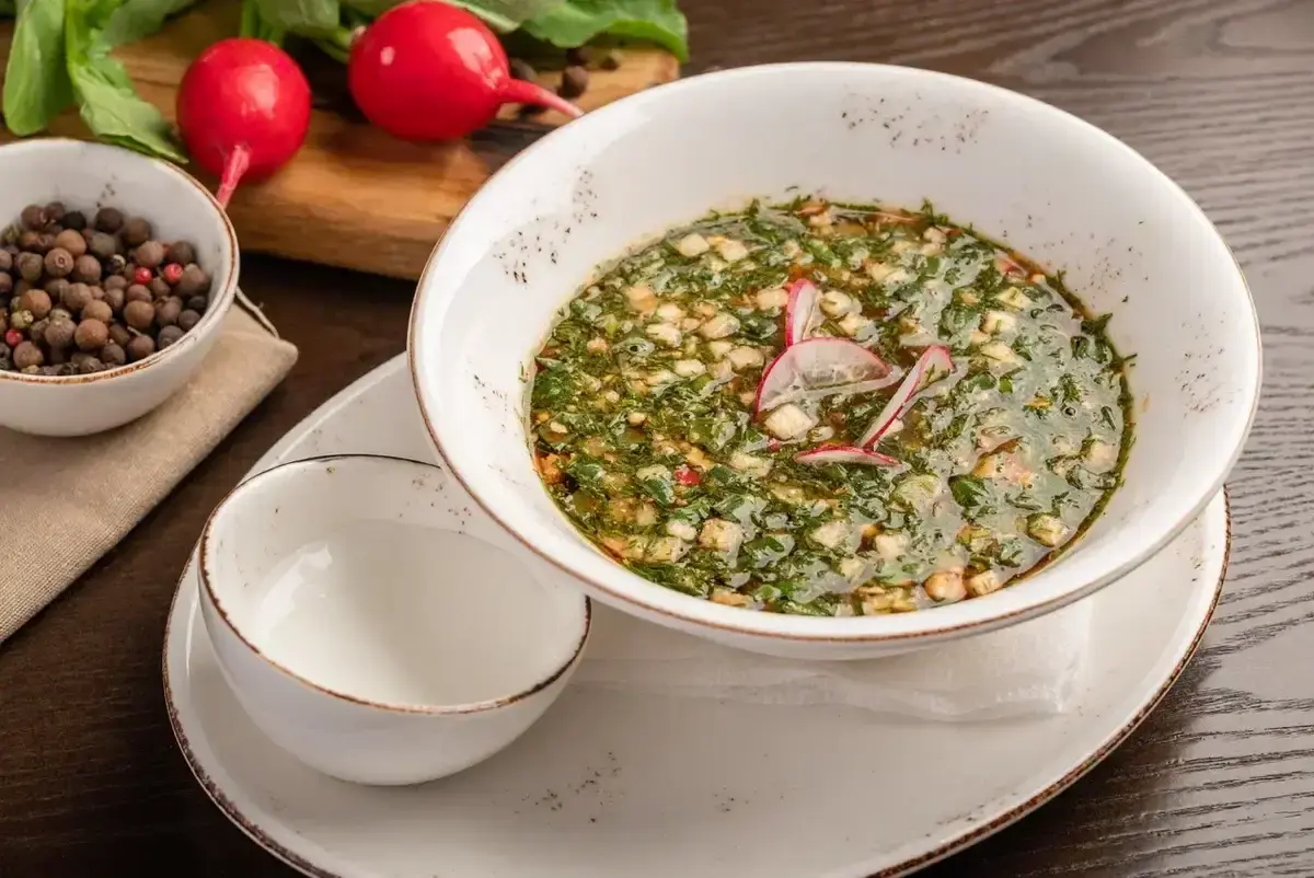 Окрошка на сандуновском квасе