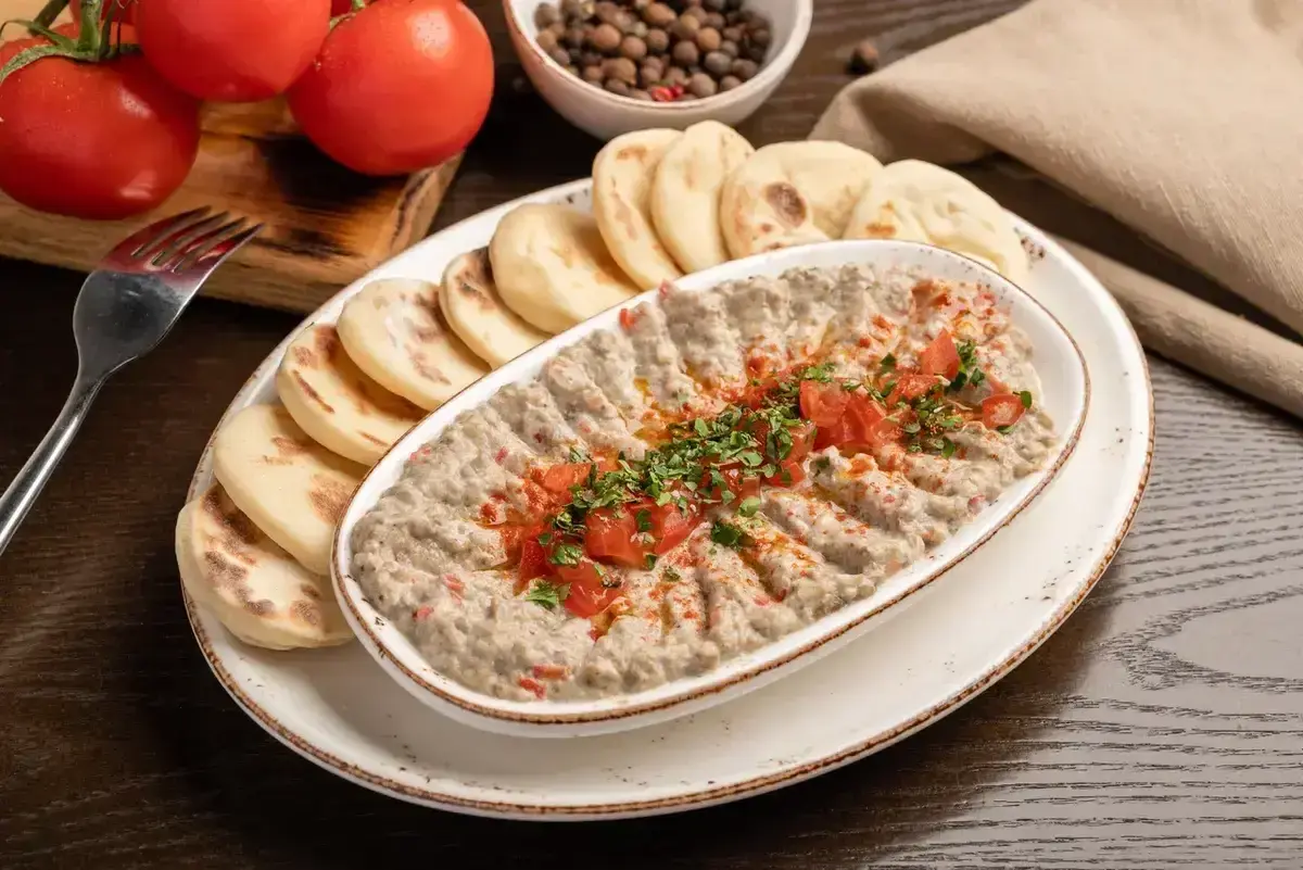 Паштет из запеченных баклажанов