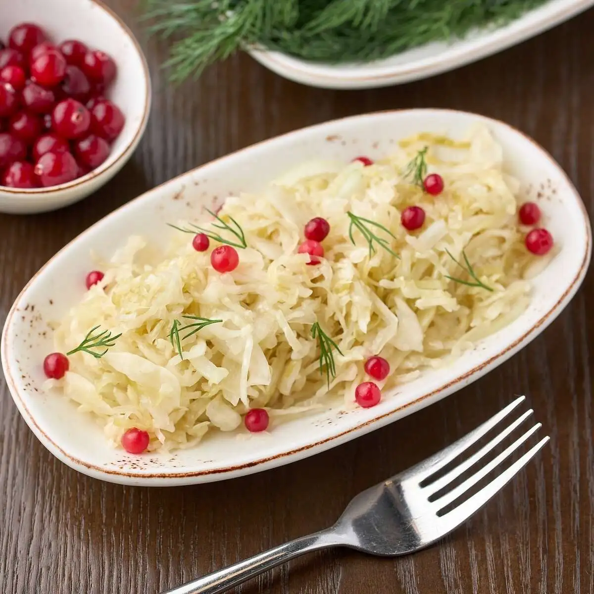 Квашеная капуста с ароматным маслом