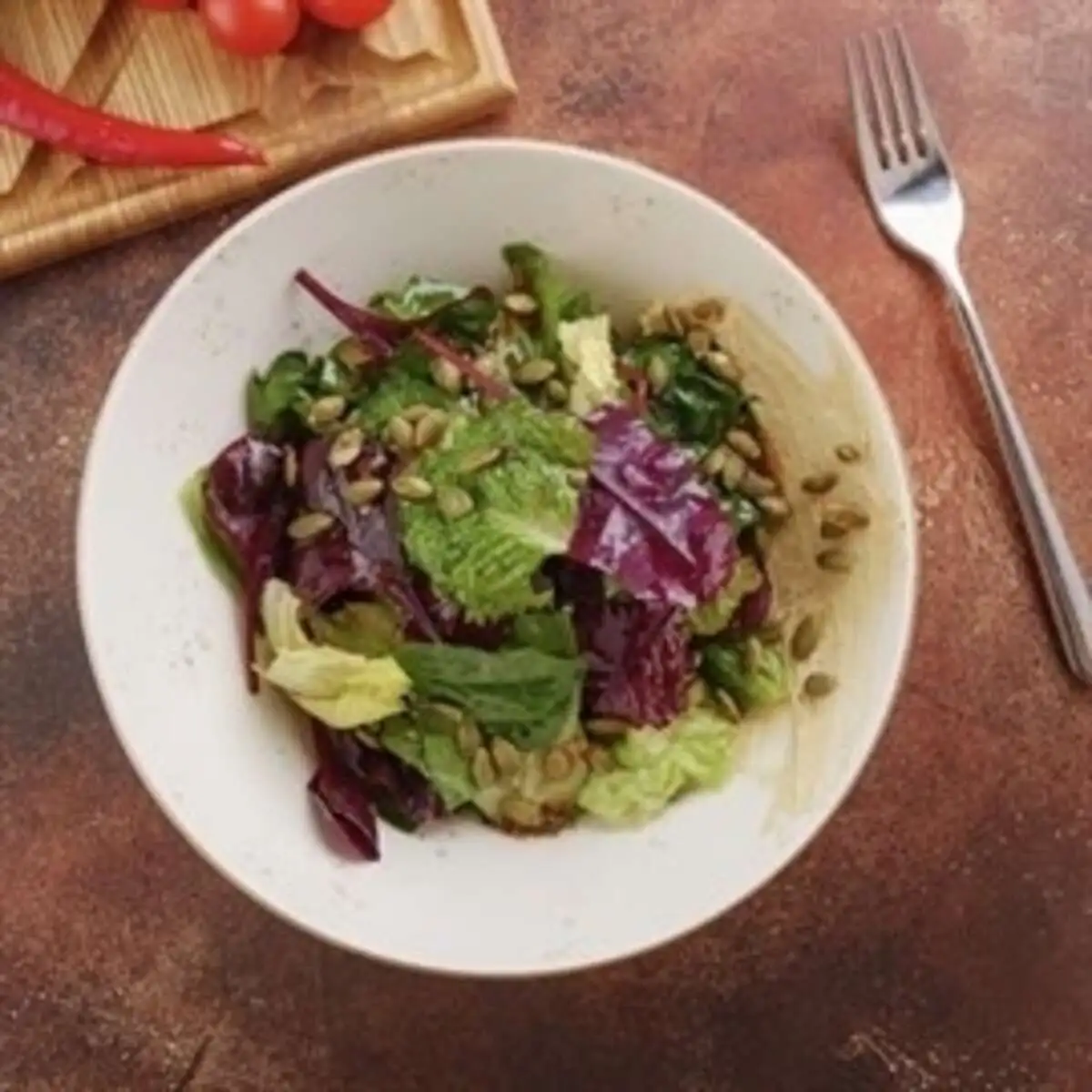 Зеленый салат