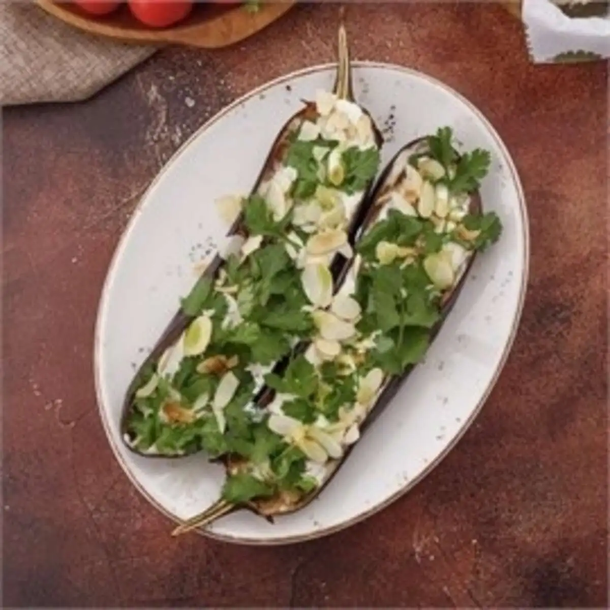 Баклажан на углях