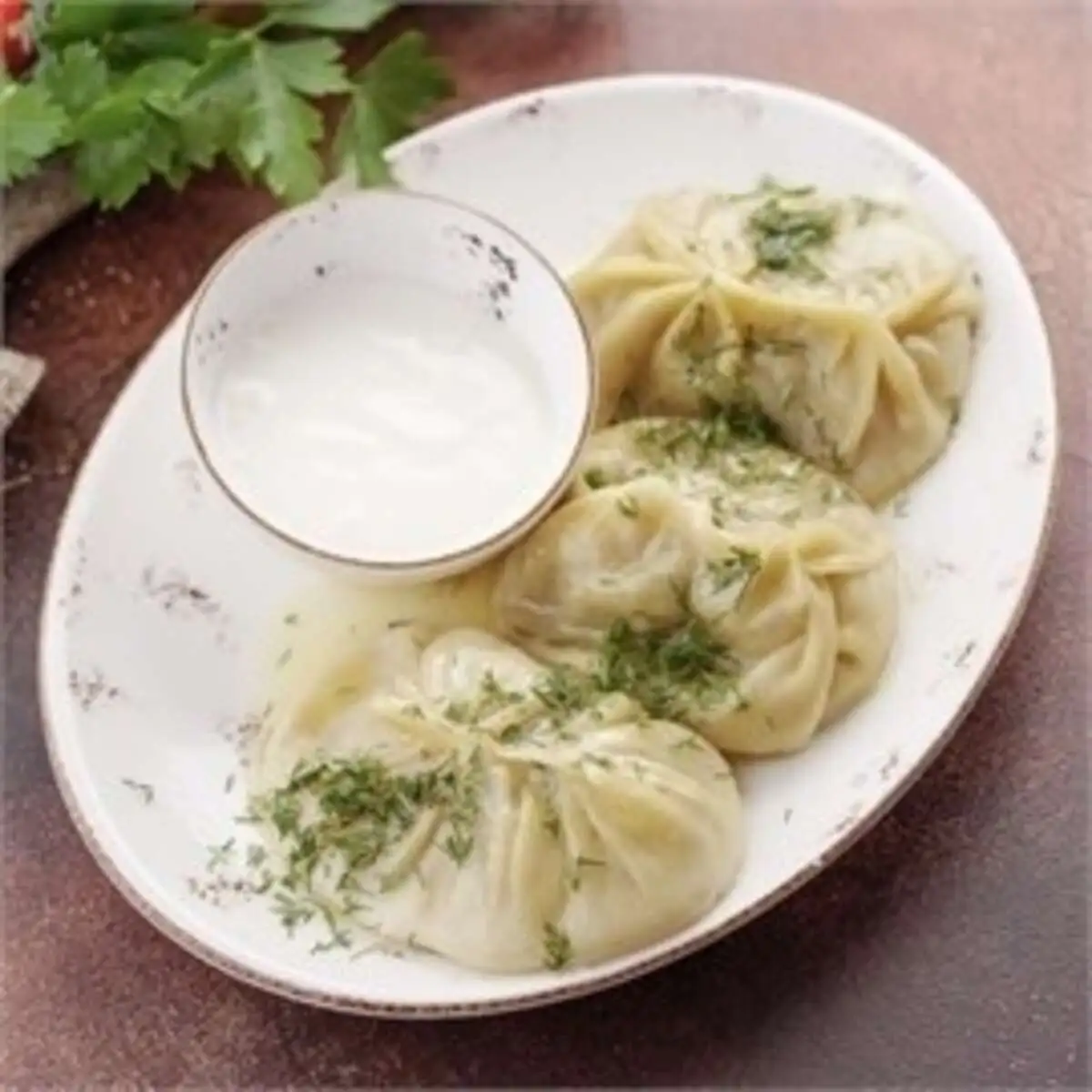 Манты с бараниной