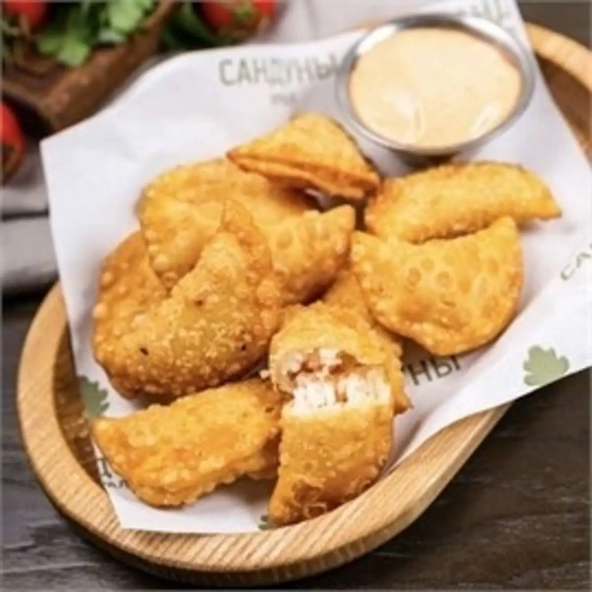 Мини чебурек с крабом