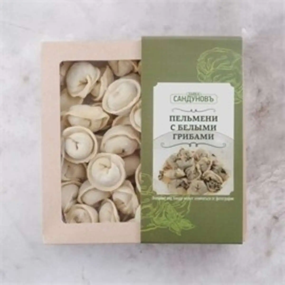 Пельмени с белыми грибами 0,8кг