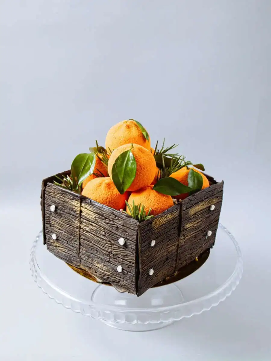 Торт* Ящик с мандаринами" 1,8кг