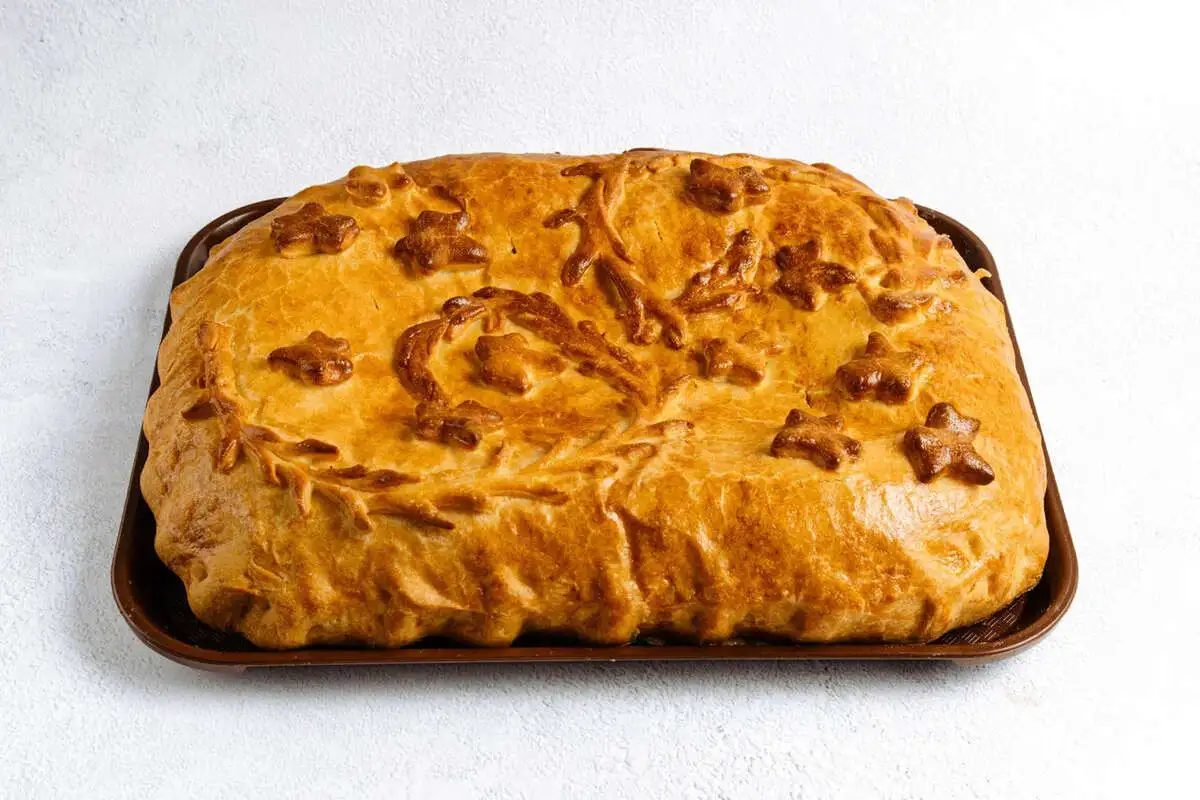 Пирог с яблоками 500гр